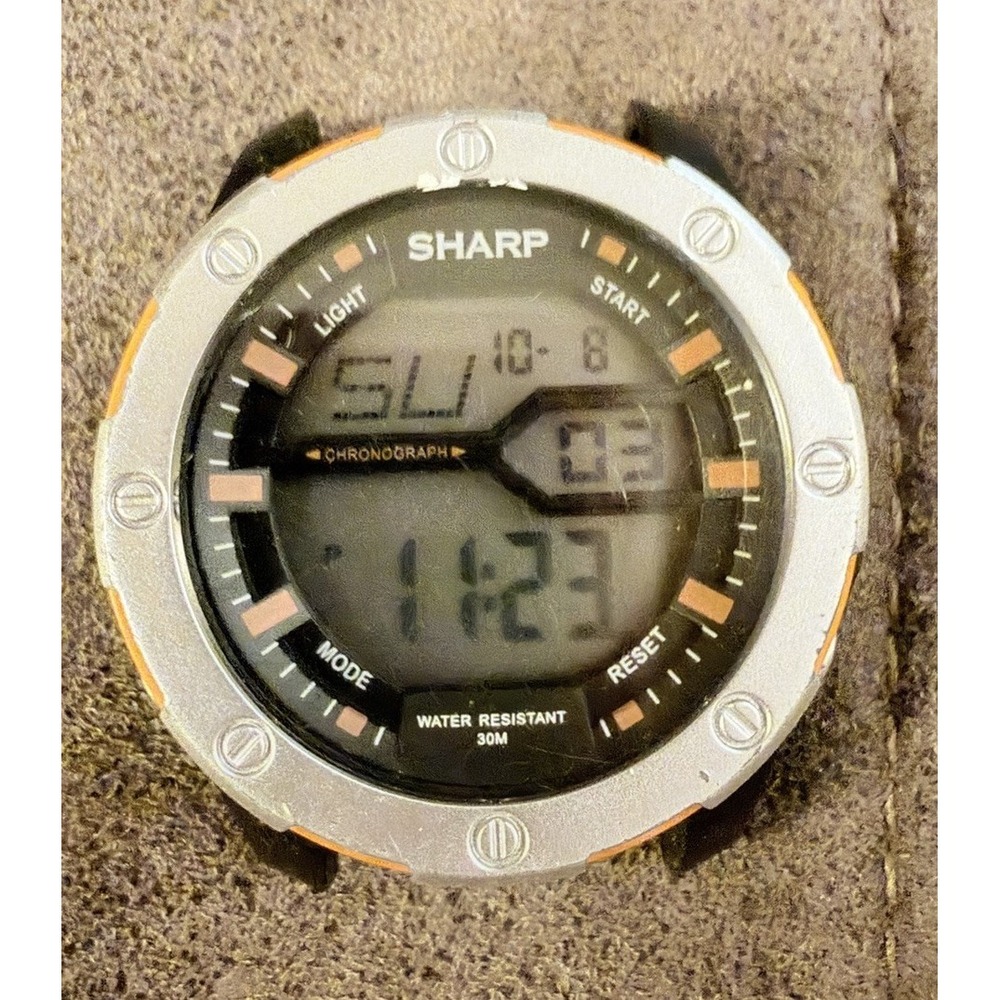 Sharp Digital Watch SHP201 No Band Tested And Works